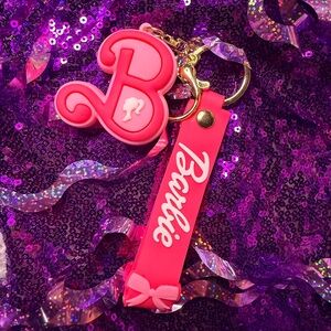 BARBIE Keychain with B logo